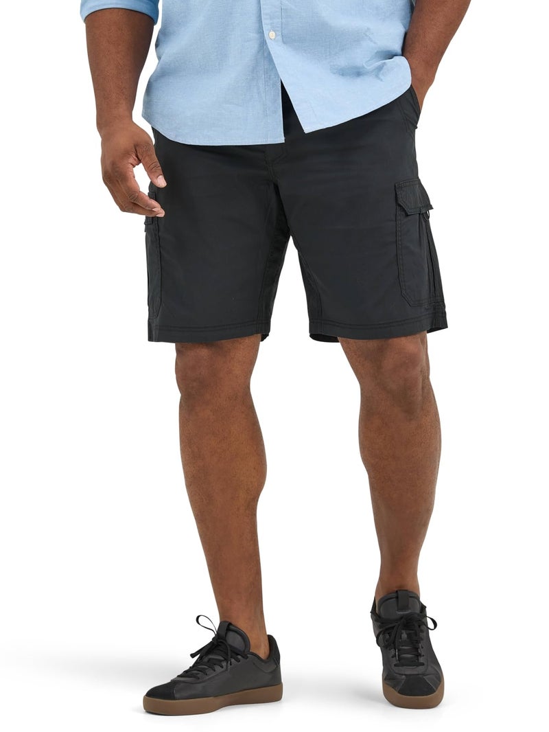 Lee Men's Big & Tall Extreme Motion Crossroad Cargo Short, Black, 50 - Image 1